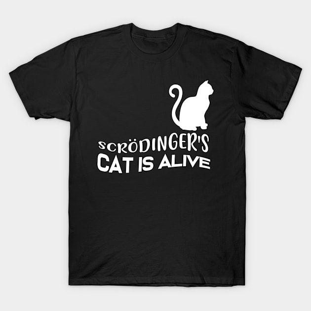 Schrödingers Cat T-Shirt by EQDesigns